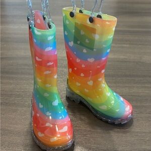 Western Chief Rainbow Heart Rain Boots